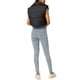 thumbnail image 3 of Chaleco acolchado ligero de mujer INSPIRE CHIC con cuello alto y cremallera, chaleco corto, talla XL, color negro, 3 of 6