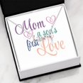 thumbnail image 4 of Mom a Son's First Love Scripted Love Pendant Necklace Message Card, 4 of 7