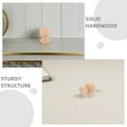 thumbnail image 2 of BRIGHTFUFU 2Pcs Wood Finial Ornaments Smooth Rounded Shape For Furniture And Bed Posts, 2 of 6
