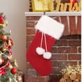 thumbnail image 1 of TIMIFIS Socks With Christmas Stocking Gift Bags Christmas Day Decoration Supplies Candy Bags Christmas Tree Hanging Snowflake Gift Bags Home Decoration, 1 of 6