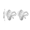 thumbnail image 3 of SUSHANG Earrings Personality Bow Earrings Simple and Delicate Design Suitable for All Occasions, 3 of 8