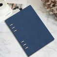 thumbnail image 5 of BESEW7 Notebooks for Work, A5 Binder Journal College Ruled, Travel Journal for Men, Small Notebook Refillable Leather Planner for Women Blue, 5 of 6