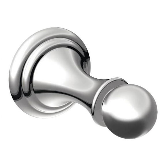 Moen Boat Robe Hook DN5403CH | Carver Parlor 3 x 2 1/4 Inch Aluminum