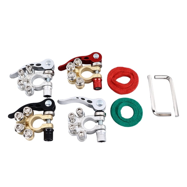 Kit de conector de terminal de batería de cobre de liberación rápida para cable de automóvil con llave de arandela