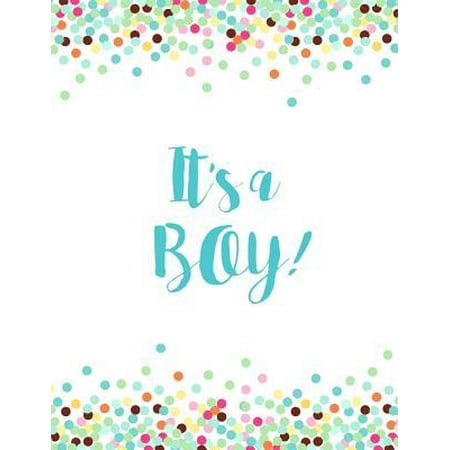 It's a Boy : Baby Shower Guest Book Sign In/Guest Registry with Gift