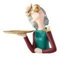 thumbnail image 1 of Bonita estatua de bandeja para llaves de almacenamiento de escultura de  gris Gloria Escultura de escritorio, 1 of 9