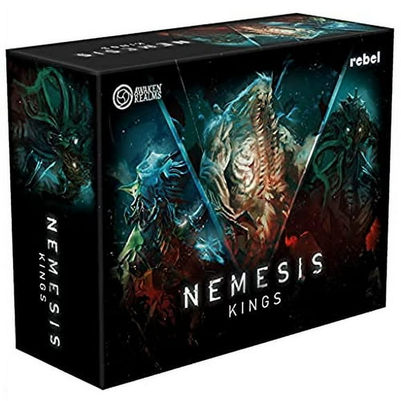 Awaken Realms Nemesis: Alien Kings Collectible Miniatures – Sci-Fi Horror Board Game Expansion by Awaken Realms 1-5 Players – 60 to 120 Minutes of Gameplay - Teens and Adults Ages 14+