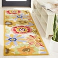 thumbnail image 2 of SAFAVIEH Four Seasons Rhetta Geometric Runner Rug, Ivory/Brown, 2' x 6', 2 of 6