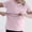 Light Purple, variant on Maternity Nursing Shirt Zipper Access Breastfeeding Top with Pockets Hot Pink L
