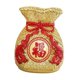 thumbnail image 5 of Estatua decorativa de jarrón con bolsa de bendición Feng Shui de año Nuevo Chino, escultura hecha a mano para decoración de estantes de pared, ligera Oro Macarena Cesta china, 5 of 8