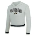 thumbnail image 2 of Women's Concepts Sport Gray/Black Colorado Buffaloes Whitley Long Sleeve Hoodie Top & Shorts Set, 2 of 5