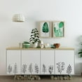 thumbnail image 6 of Black Minimalist Line Wall Decals Flower Eucalyptus Rosa Wall Decals Botanical Leaf Modern Nature Wall Art Floral Line Wall Decoration for Bedroom Bathroom Wall Sticker Vinyl Transfer, 6 of 8