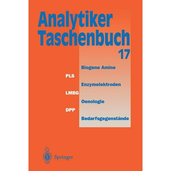Analytiker-Taschenbuch Analytiker-Taschenbuch, Book 17, (Paperback)