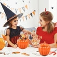 thumbnail image 2 of Recipiente Cerámica con Forma Calabaza, Recipiente para Calabaza Halloween, Pequeño Recipiente para Dulces Otoño con Tapa para Decoración Mesa Festivales y Fiestas Otoño., 2 of 7