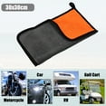 thumbnail image 2 of Unique Bargains 3pcs Microfibre Car Drying Towel 11.81"x11.81" Extra Large Car Cleaning Detailing Absorbent Gray Orange, 2 of 6