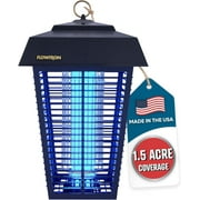Flowtron 1.5 Acre Outdoor Mosquito Light Bulb Zapper, 1.5 sq ft, Hanging, Black, 1 Count