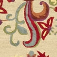 thumbnail image 3 of SAFAVIEH Blossom Bairre Floral Wool Area Rug, Beige/Multi, 2'6" x 4', 3 of 4