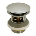 thumbnail image 6 of Westbrass Integrated Overflow Coarse Thread Tip-Toe Drain with ABS Adapter, Polished Nickel, 6 of 9