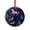 Pattern-2, variant on Horse Christmas Pattern I Love Pink Ornament Horse Gifts for Women Round Glass Hanging Ornament Holiday Ornaments Decoration for Home