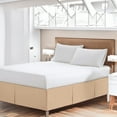 thumbnail image 2 of EASYCOT 800 Thread Count 100% Egyptian Cotton Hotel Quality Luxurious Box Pleated Bed Skirt Easy Fit with&nbsp;16" Drop Length ( Beige , King ), 2 of 6