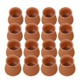 thumbnail image 2 of 16 PCS silla tapas de pierna, muebles elásticos cubierta de protección de Marrón Redondo Zulema gorras para piernas cubre almohadillas, 2 of 8