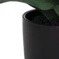 thumbnail image 4 of hometrends Large Faux Plant Black Ceramic Pot, 4 of 5
