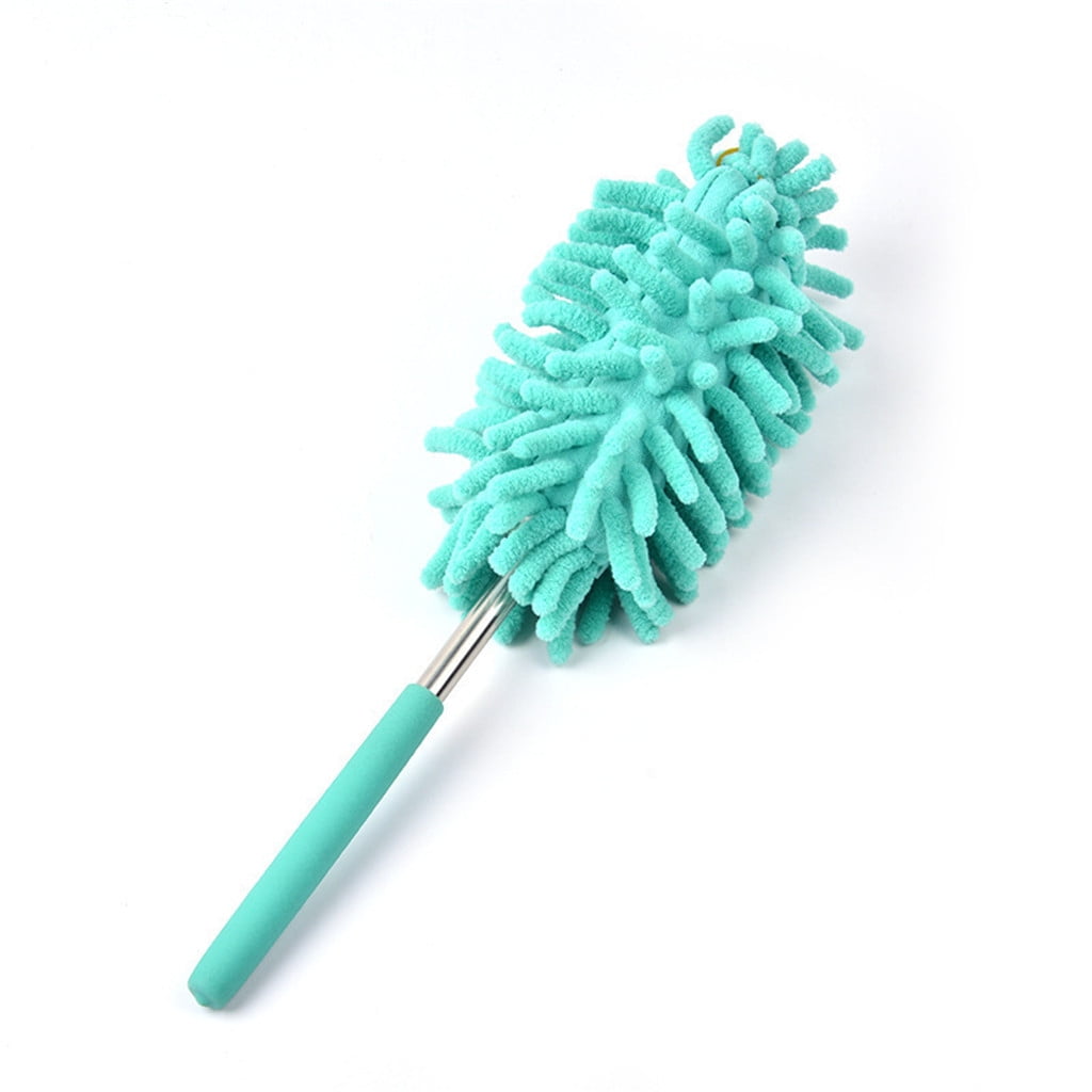 Microfiber Duster Dusting Brush with Extendable Pole Washable Duster Head
