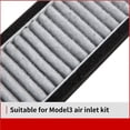 thumbnail image 4 of Filtro De Entrada De Aire Interno Para Tesla Model 3 2021 Protección De Entrada De Aire De Carbón Activado Filtro De Protección De Entrada De Aire Sistema De Aire Acondicionado Protector Filtro De Yuarrent VI003713-00, 4 of 6