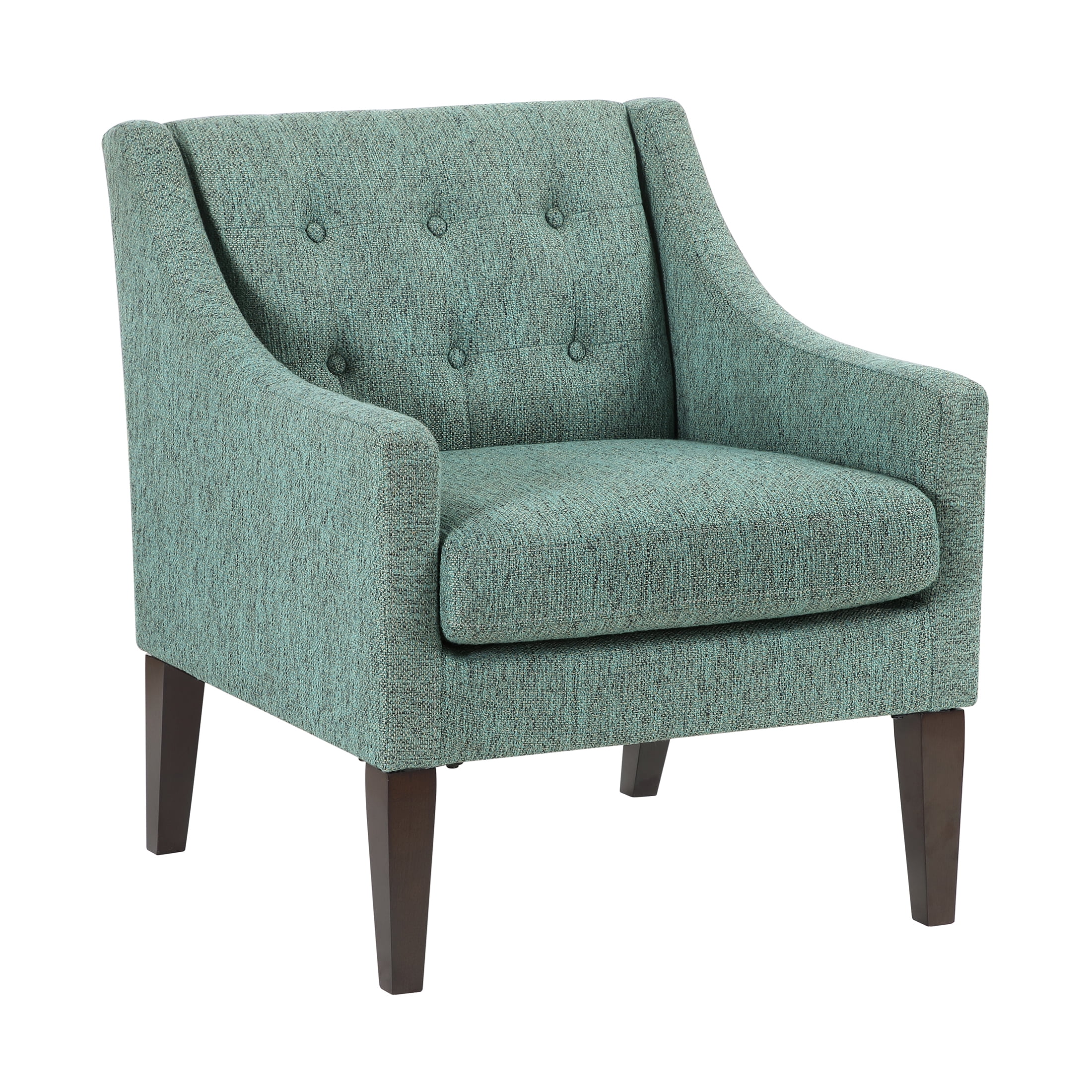 OakvillePark Solmera Textured Fabric Accent Chair, Green