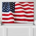 thumbnail image 2 of Canvas Prints Wall Art - Closeup of Ruffled American Flag/US Flag | Modern Wall Decor/Home Decoration Stretched Gallery Canvas Wrap Giclee Print &amp; Ready to Hang - 32" x 48", 2 of 4