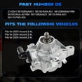 thumbnail image 5 of NAVOROGE Replacement Part OE 21-5341 56100RAAA01 56100-RAA-A01 56100RAAA01RM 56100-RAA-A01RM Compatible with Honda Accord L4 2.4L 2003-2005 Power Steering Pump, 5 of 7