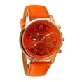 thumbnail image 2 of PPgejGEK Women's Fashion Quartz Watch with Roman Numerals - Orange Leather Strap Multi-Dial Wristwatch, Ideal Gift for Christmas Birthday Valentine's Day, 2 of 2