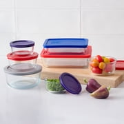 Pyrex Simply Store Glass Bakeware Set, 14 Piece