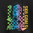 thumbnail image 3 of Disney - Mickey & Friends - Retro Colored Mickey - Sk8 Goals - Juniors Cropped Pullover Hoodie, 3 of 5