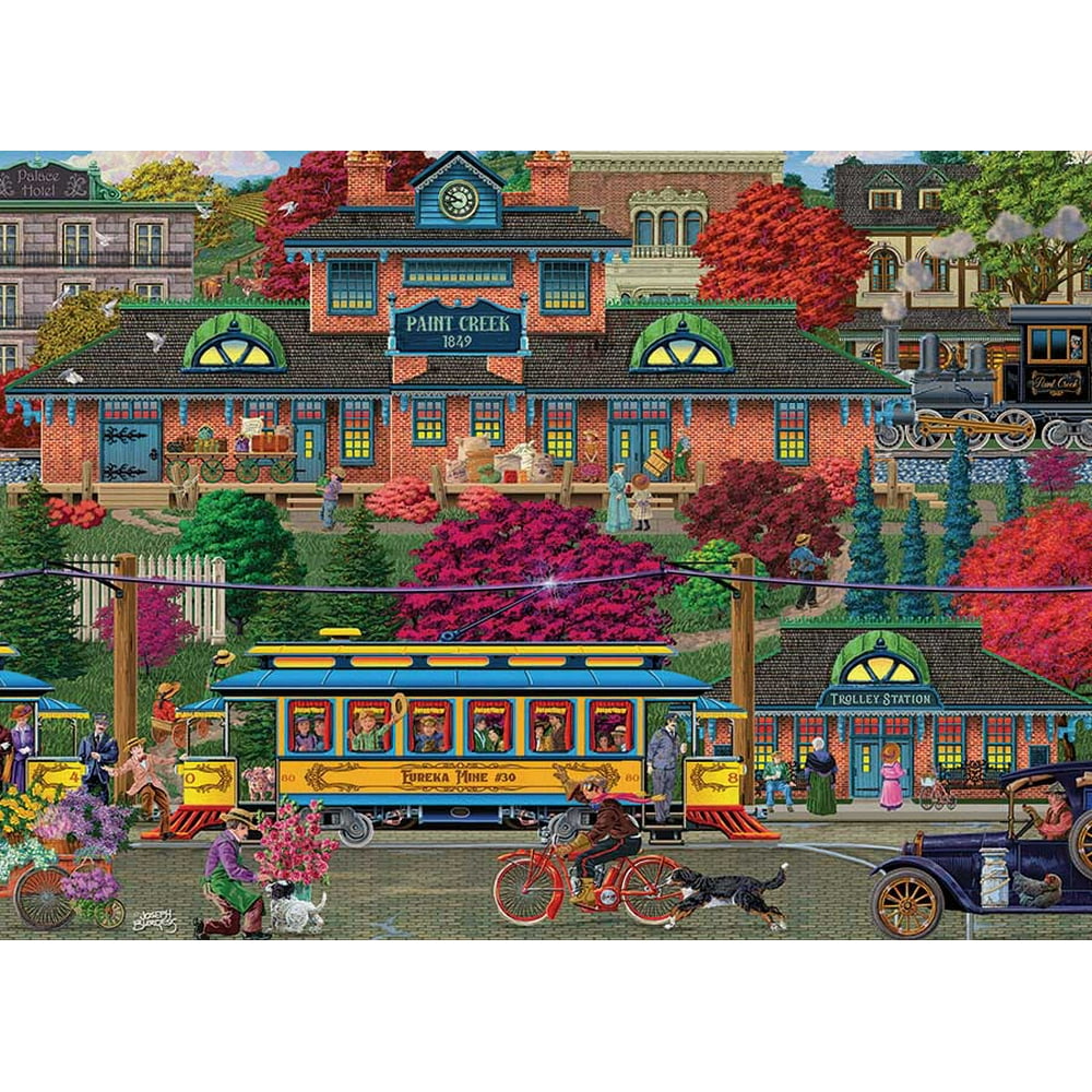 Cobble Hill Trolley Station Jigsaw Puzzle