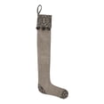 thumbnail image 3 of VHC Brands Custom House Black Tan Jacquard Prim Stocking 7x19, 3 of 3