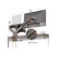 thumbnail image 4 of Soporte Doble NB Ergonomic para Monitor de 17"-30" y Laptop 10"-17" | Articulado |, 4 of 6