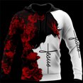 thumbnail image 3 of Sudadera con capucha con estampado 3D de Jesús cristiano bendiga a todos para hombres, sudaderas con capucha con gráfico de crucifijo, suéteres geniales de moda para niños, tops Harajuku, 3 of 5