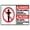 Warning Sign 2, variant on Warning Notice Traffic Sign Danger PELIGRO - Do Not Enter - 12×8 Inches, Aluminum Safety Tin Road, Workplace Security Decor