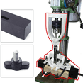 thumbnail image 3 of Adaptateur de Perceuse à Trou Carré pour Perceuse de Table Support de Fixation Antidérapant pour Perceuses à Main Blanc, 3 of 5