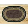thumbnail image 1 of Earth Rugs 10-099 Brown-Black-Charcoal Heart Rug, 1 of 2