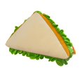 thumbnail image 2 of Peluche de sándwich con forma de comida, almohada de peluche para espalda, decoración de habitación, única y divertida para niños, adultos, sofá,, 2 of 8