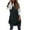 Black, variant on LYXSSBYX Puffer Vest for Women Clearance Women Warm Pocket Hooded Coat Long Jacket Winter Sleeveless Down Parkas