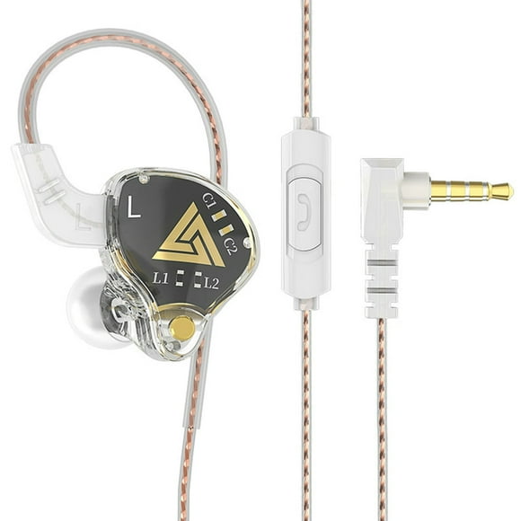 QKZ AKX Earphones 3.5mm Jack Wired Headset Comfortable Wearing for Computer Game
