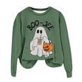 thumbnail image 4 of WEIWEN Boo Jee Halloween Sweatshirt for Women Cute Ghost Pumpkin Graphic Fall Outfits for Women Dressy Casual Long Sleeve Pullover Going Out Tops Womens Sweaters M, 4 of 6