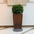 thumbnail image 3 of SHISUYAN Support de Plante Roulant Gris Foncé avec Matériau Plastique Solide et Roues Omnidirectionnelles pour une Utilisation Facile, 3 of 8