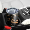 thumbnail image 5 of Hallween Ghost Pumpkin Face Tumbler with Straw, Ghost Pumpkin Face Stainless Steel Double Walled Vacuum Insulated Cup, Spooky Holiday Gifts for Women Men, 5 of 7