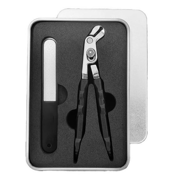 PONPRNGY Toenail Clippers for Seniors Thick Nails Set, Ergonomic Wide Jaw Large Toenail Clippers for Men Women, Ultra-Sharp and Durable Angled Head Nail Clippers withcher