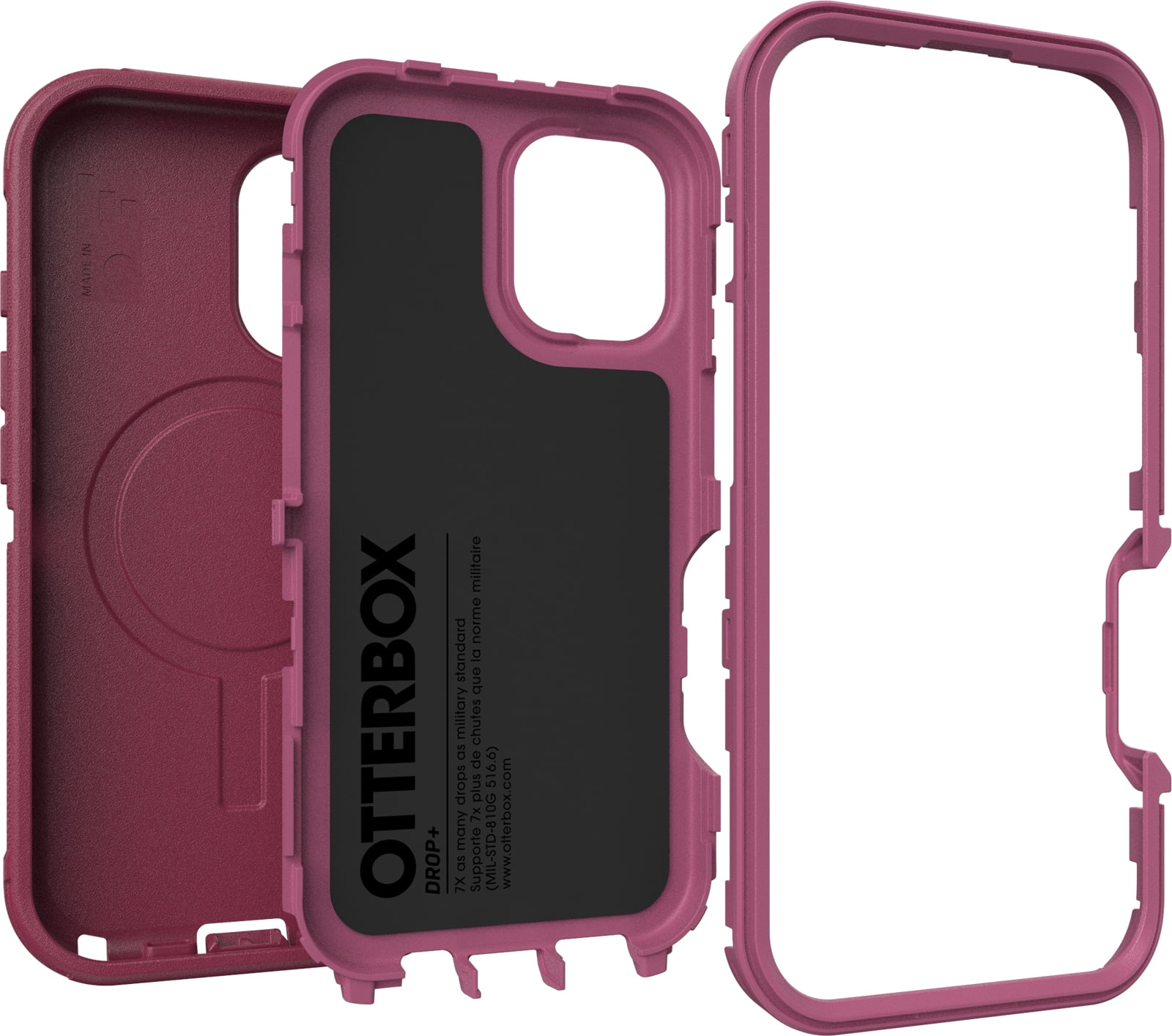 OtterBox Defender Series Pro Case for MagSafe for iPhone® 16 - Pink