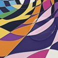 thumbnail image 4 of Yayeee Shower Curtain with Hooks 72"x72" Waterproof Fabric Bathroom Hanging Decor, Purple Wavy Plaid, 4 of 5